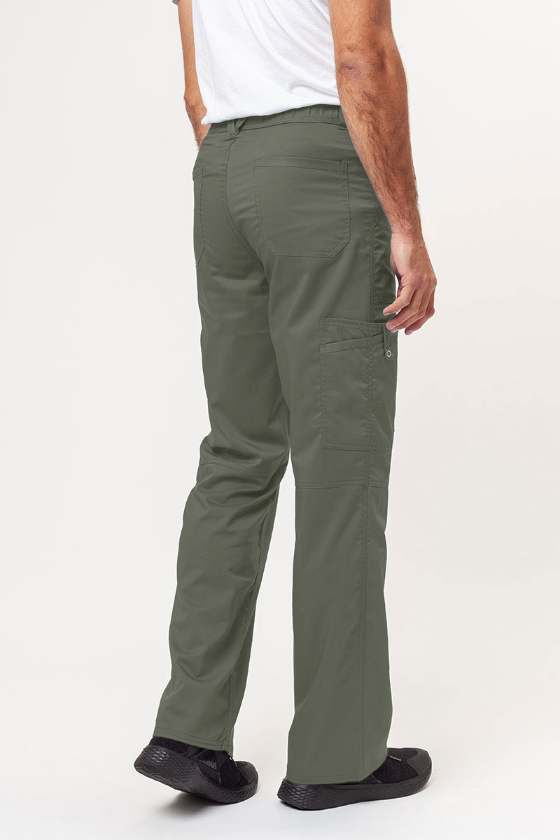 Men's Cherokee Revolution scrubs set (V-neck top, Fly Cargo trousers) olive-8