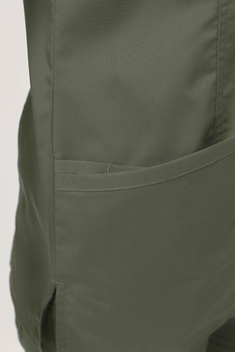Women's Cherokee Revolution (Mock top, Straight trousers) scrubs set olive-6