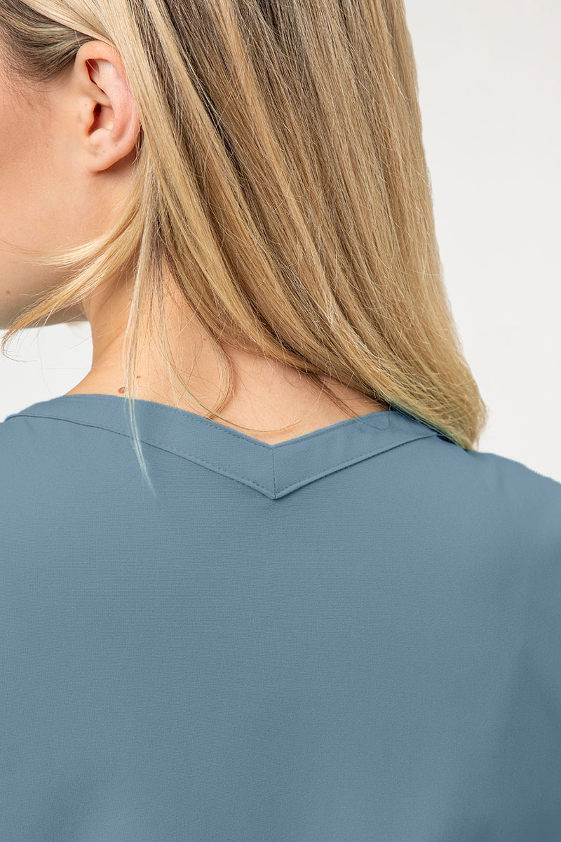 Women's Maevn Momentum Double scrubs set slate blue-4