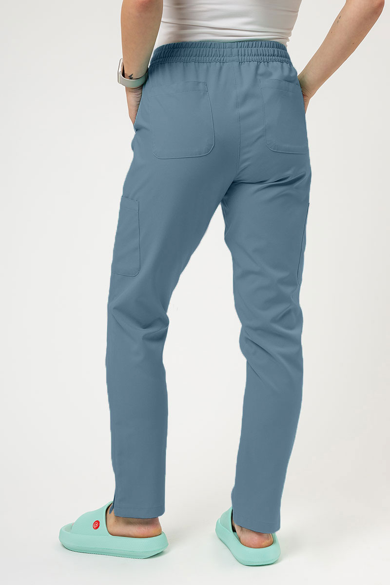 Women's Maevn Momentum Double scrubs set slate blue-7