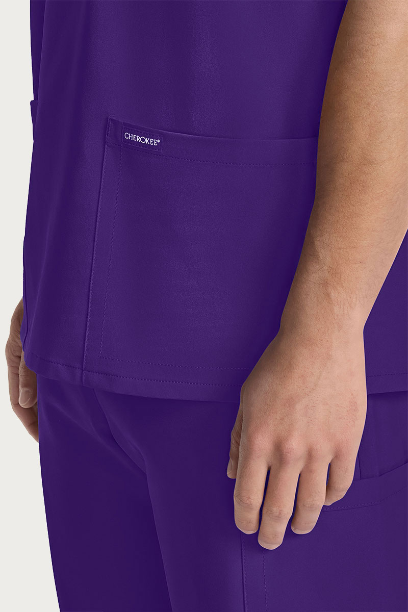 Men's Cherokee Ultra Cargo Scrub Set grape-5