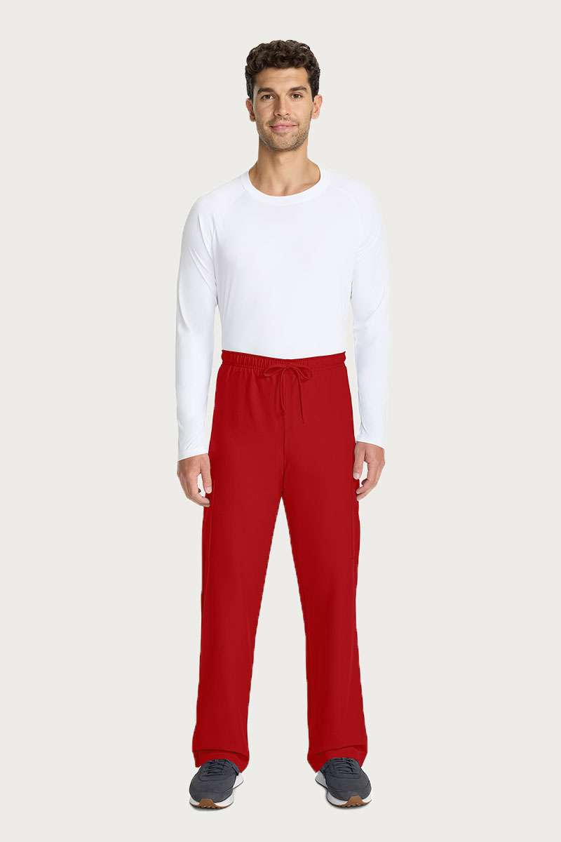 Men's Cherokee Ultra Cargo Scrub Set red-11