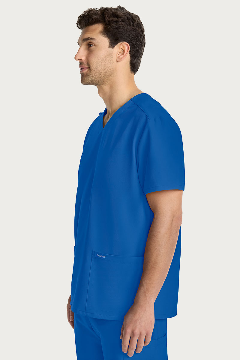 Men's Cherokee Ultra Cargo Scrub Set royal blue-1