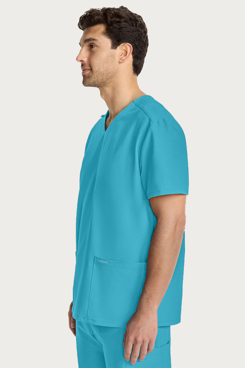 Men's Cherokee Ultra Cargo Scrub Set turquoise-4