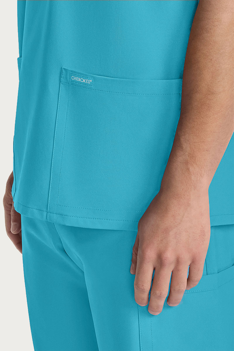 Men's Cherokee Ultra Cargo Scrub Set turquoise-5