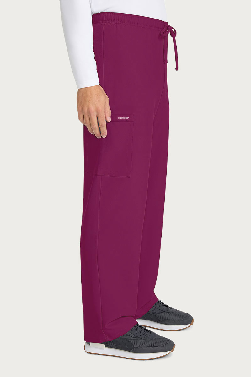 Men’s Cherokee Ultra Cargo scrub trousers wine-2