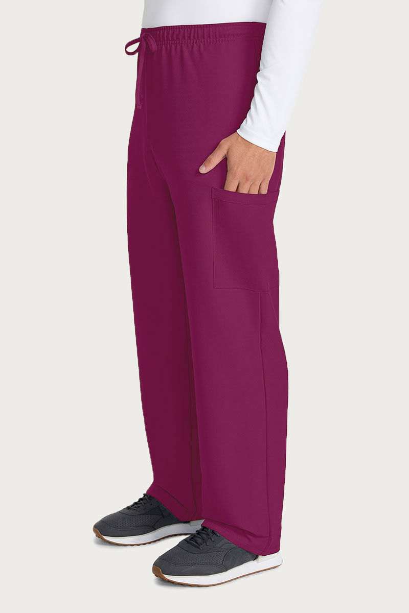Men’s Cherokee Ultra Cargo scrub trousers wine-3
