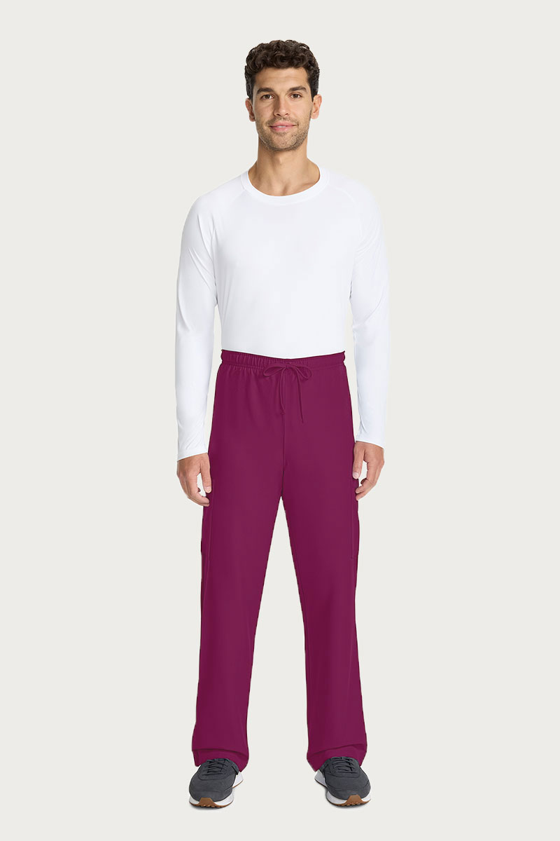 Men’s Cherokee Ultra Cargo scrub trousers wine-5
