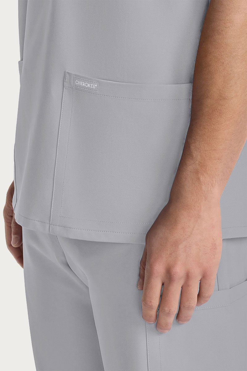 Men's Cherokee Ultra Cargo Scrub Set grey-5