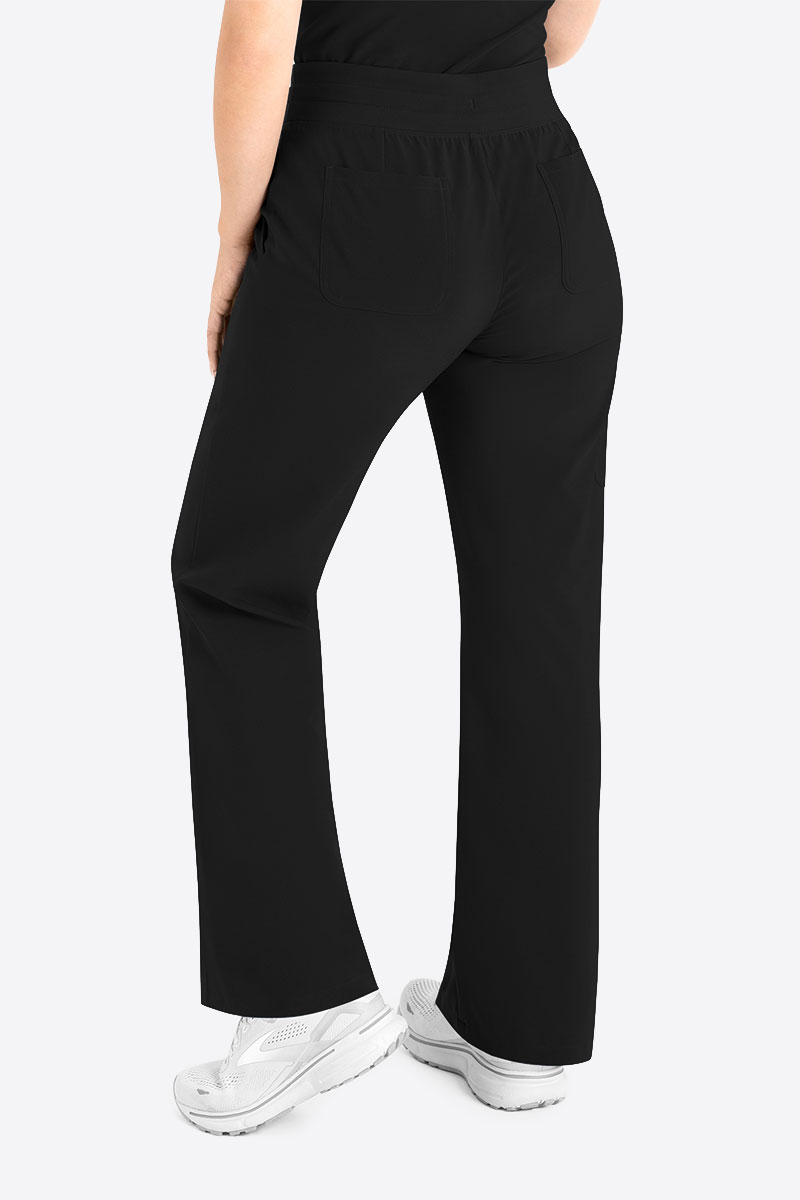 Women's Maevn Momentum Round scrubs set black-7