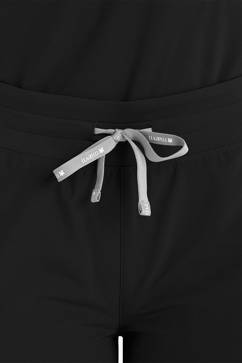 Women's Maevn Momentum Round scrubs set black-8