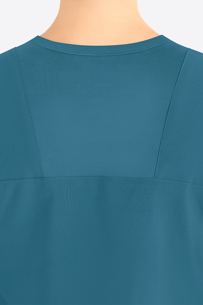 Women's Maevn Momentum Round scrubs set caribbean blue-4