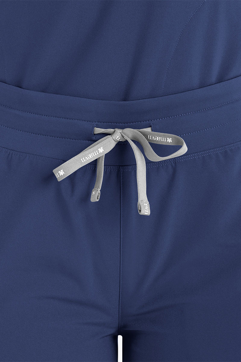 Women's Maevn Momentum Round scrubs set navy-8