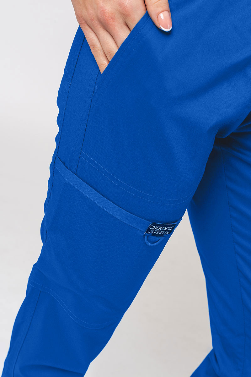 Women's Cherokee Revolution scrubs set Cargo royal blue-12