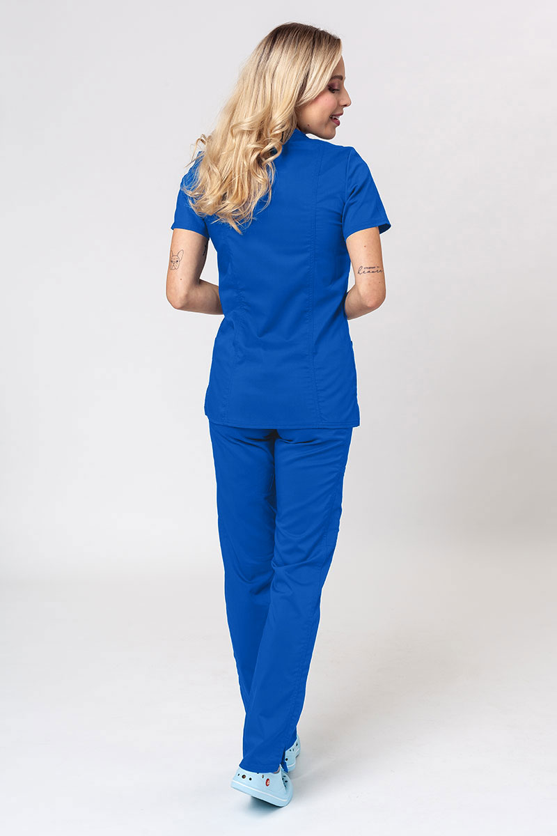 Women's Cherokee Revolution scrubs set Cargo royal blue-1