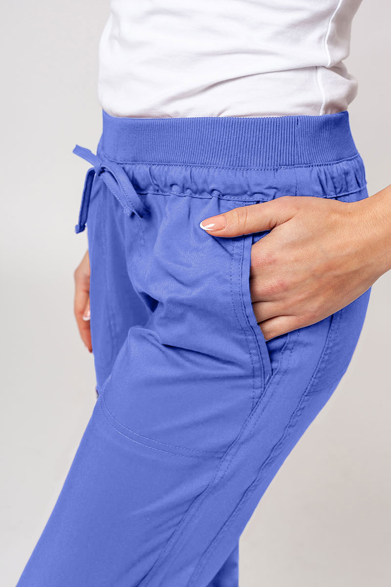 Women's Cherokee Revolution scrubs set Cargo ciel blue-11