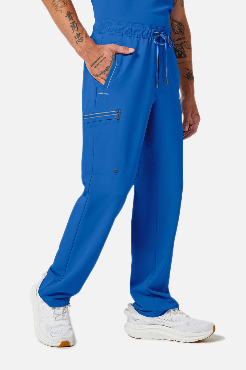 Men's Healing Hands Steven scrubs set royal blue-9