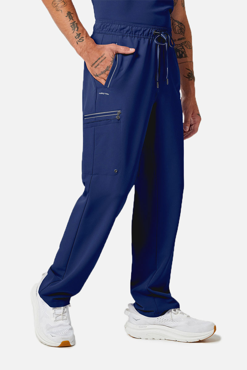 Men's Healing Hands Steven scrubs set navy-9