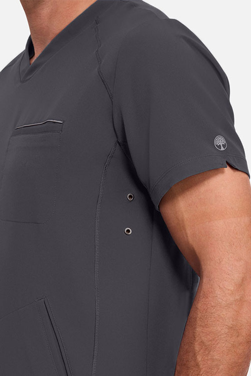 Men's Healing Hands Steven scrubs set pewter-6