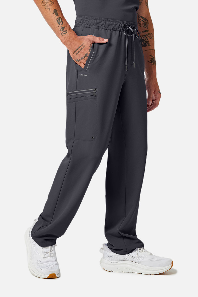 Men's Healing Hands Steven scrubs set pewter-11