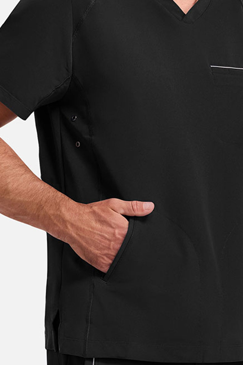Men's Healing Hands Steven scrubs set black-3