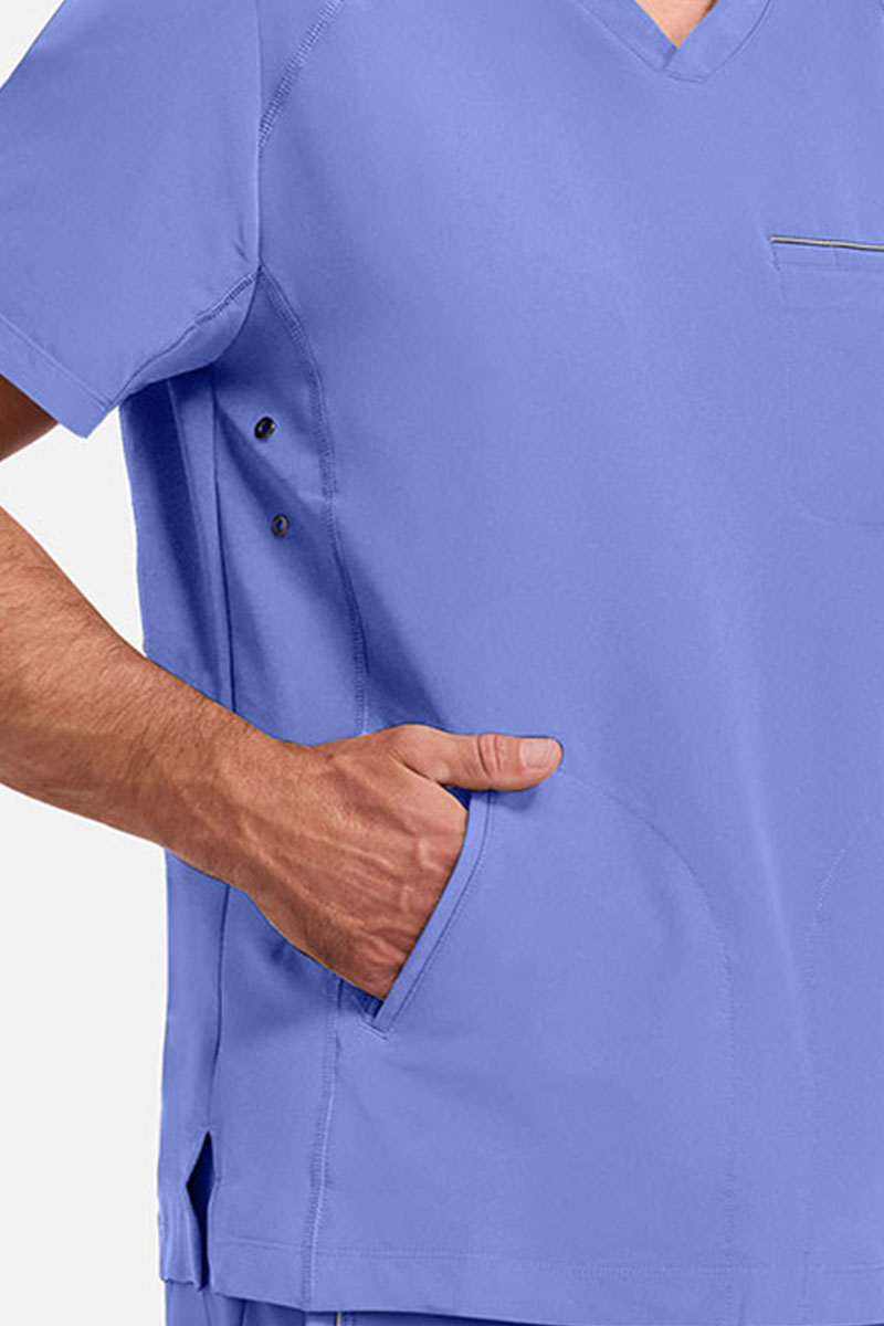 Men's Healing Hands Steven scrubs set ciel blue-3