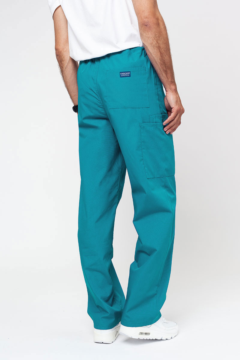 Men's Cherokee Originals scrubs set teal blue-8
