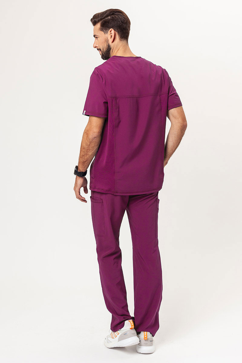 Men’s Cherokee Infinity Fly scrub trousers wine-7