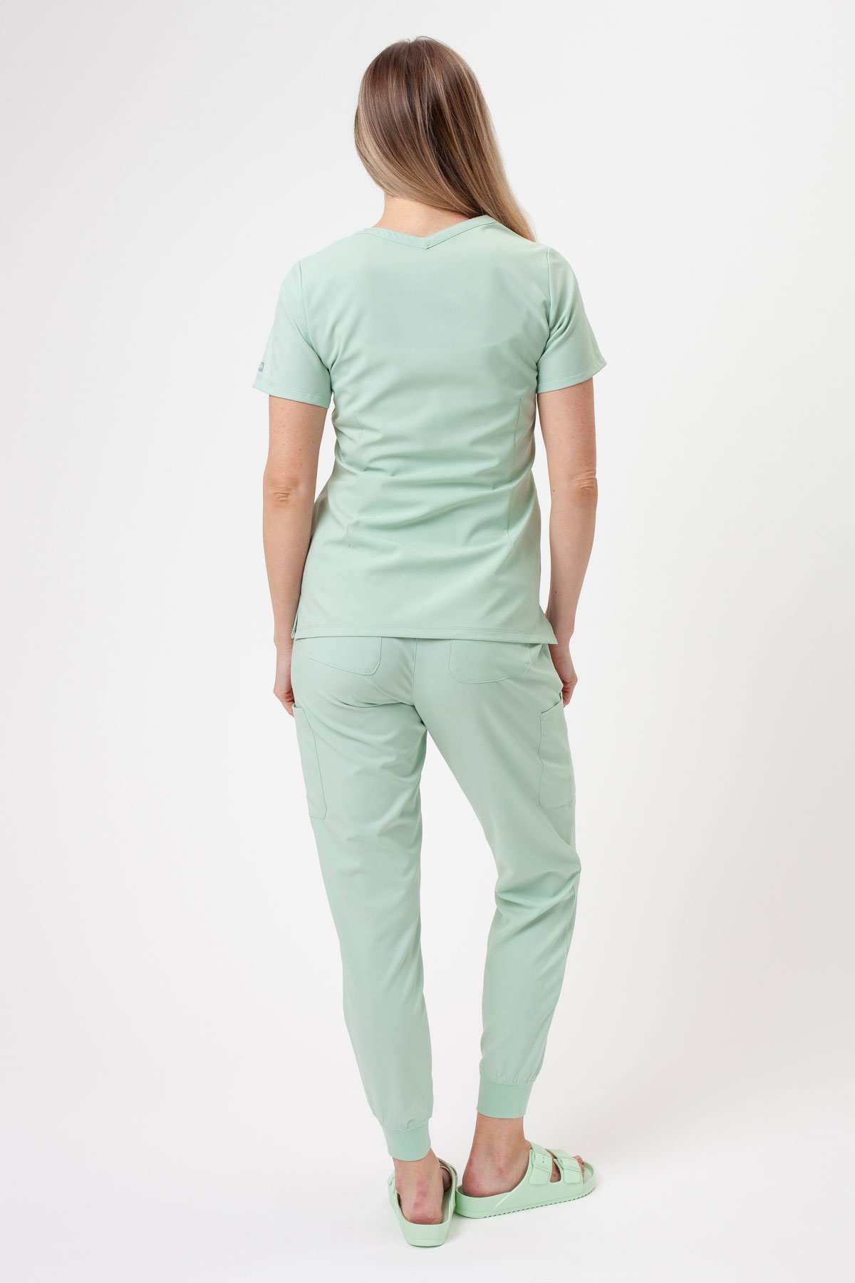 Women’s Maevn Momentum Jogger scrub trousers honeydew-5