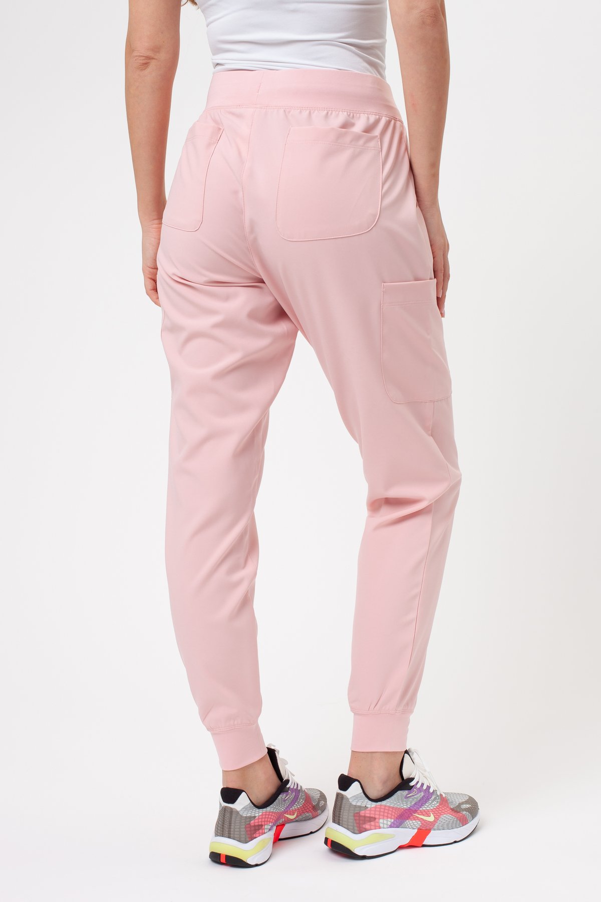 Women's Maevn Momentum Jogger scrubs set pink grapefruit-8