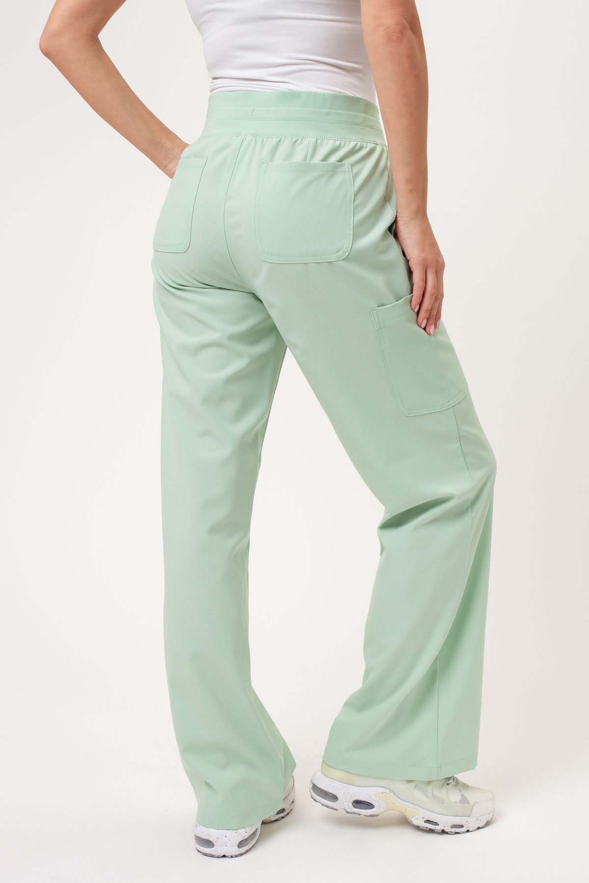 Women's Maevn Momentum Round scrubs set honeydew-10