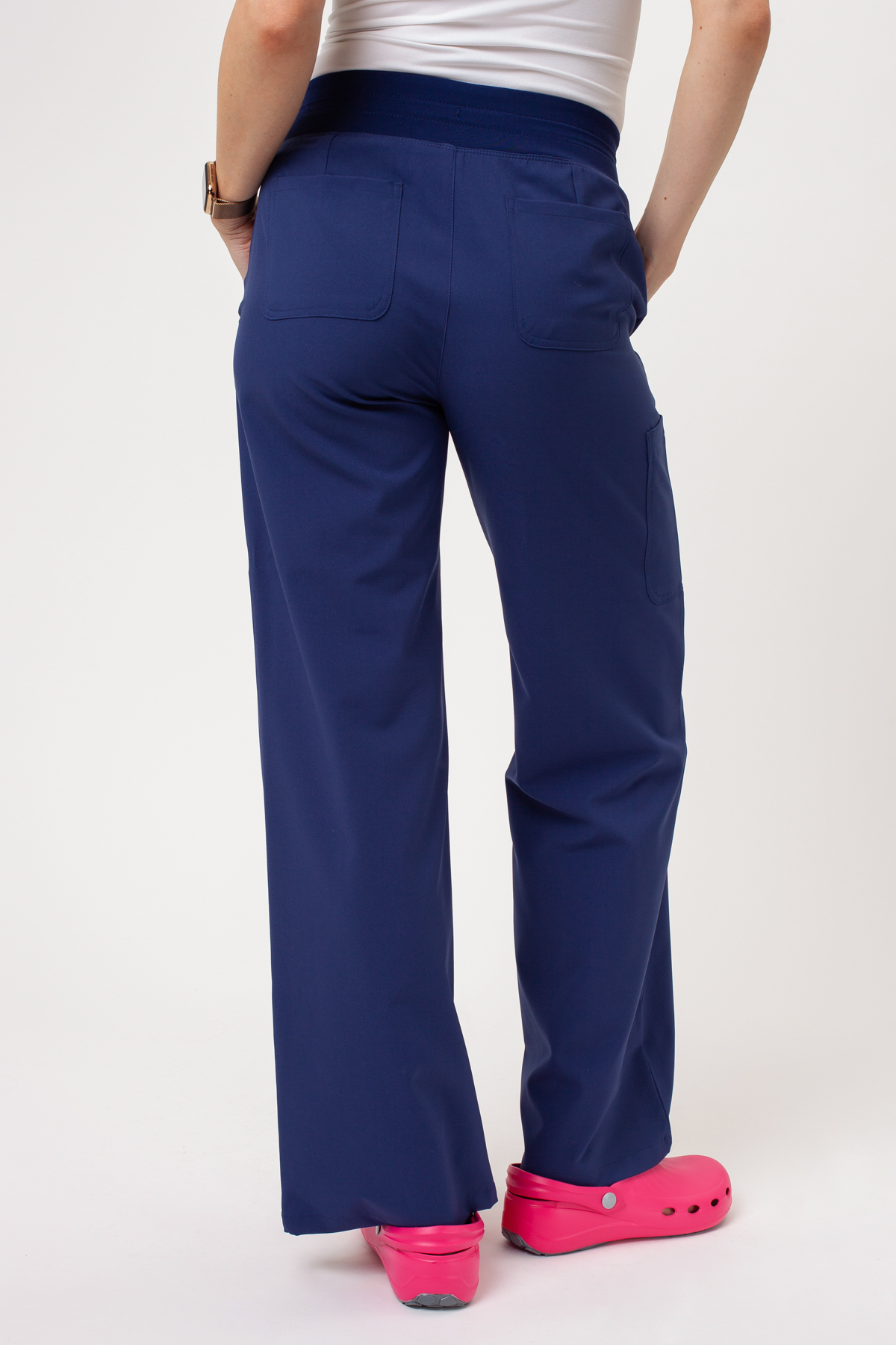 Women's Maevn Momentum Round scrubs set navy-10