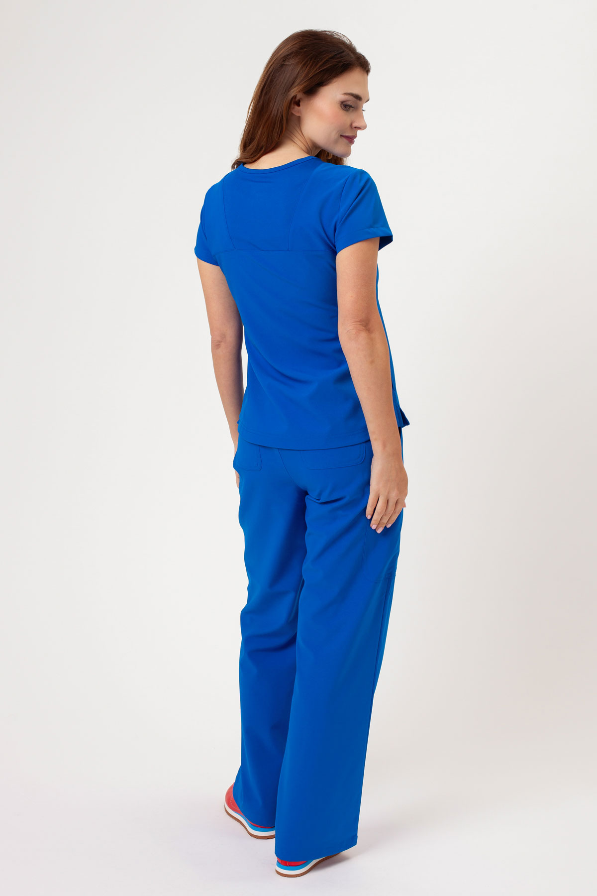 Women's Maevn Momentum Wide Leg scrub trousers royal blue-6