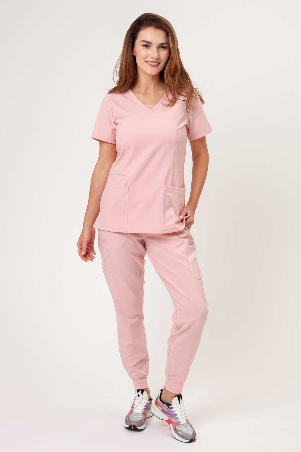 Women’s Maevn Momentum Jogger scrub trousers pink grapefruit-6