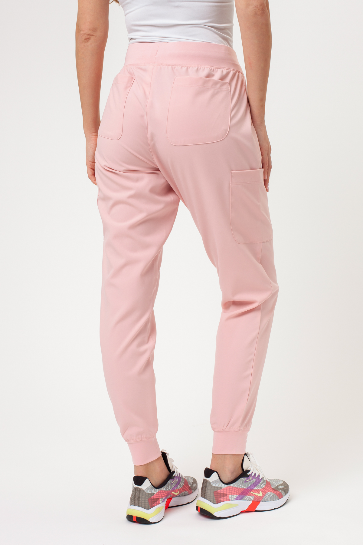 Women's Maevn Momentum Jogger scrubs set pink grapefruit-8
