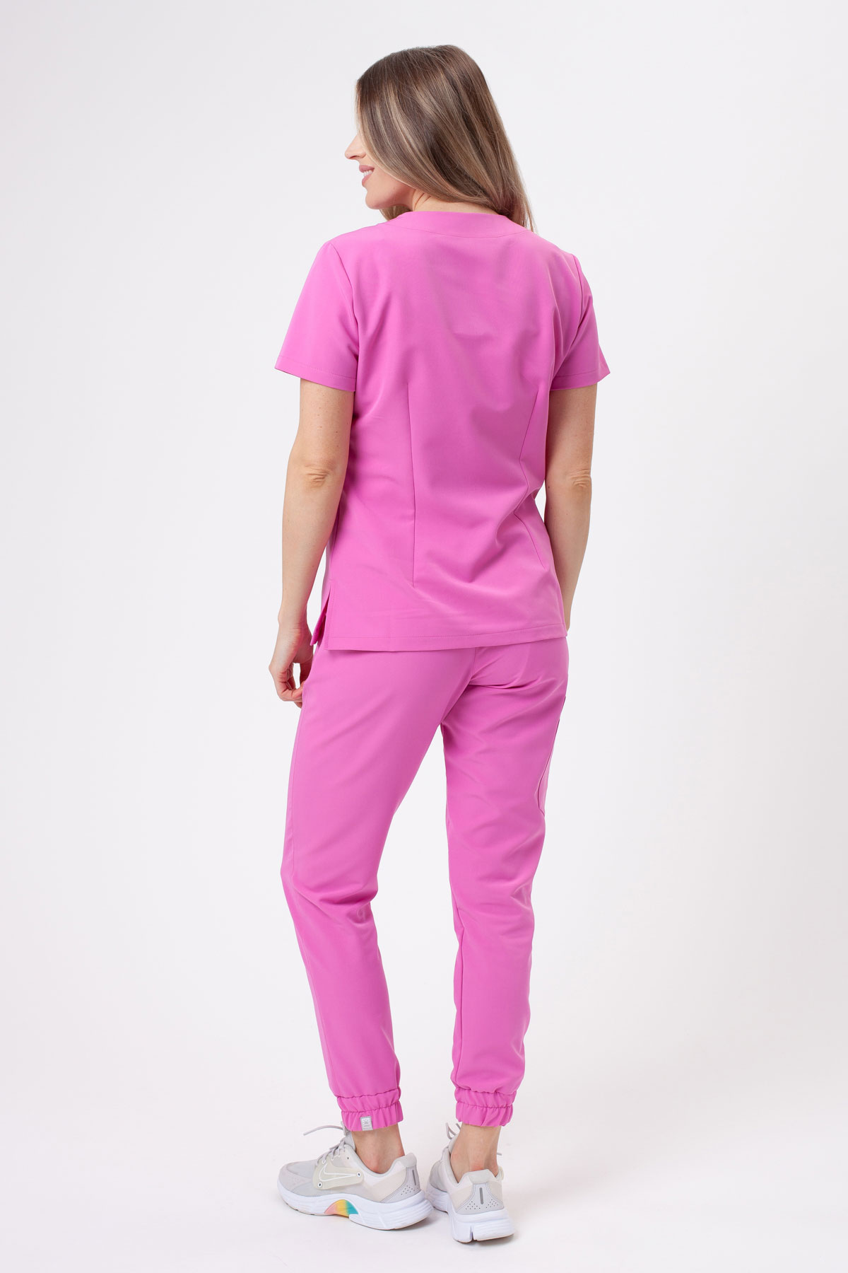 Women's Sunrise Uniforms Premium Vibe scrub jogger trousers pink-7
