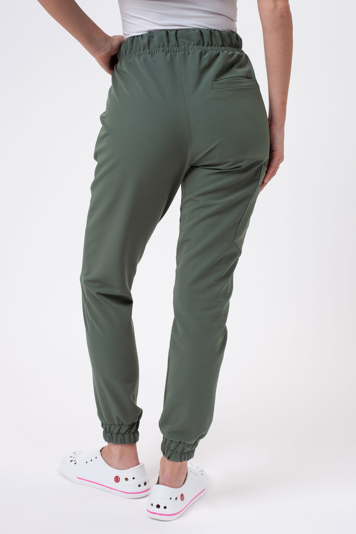 Women's Sunrise Uniforms Premium Vibe scrubs set sage green-7