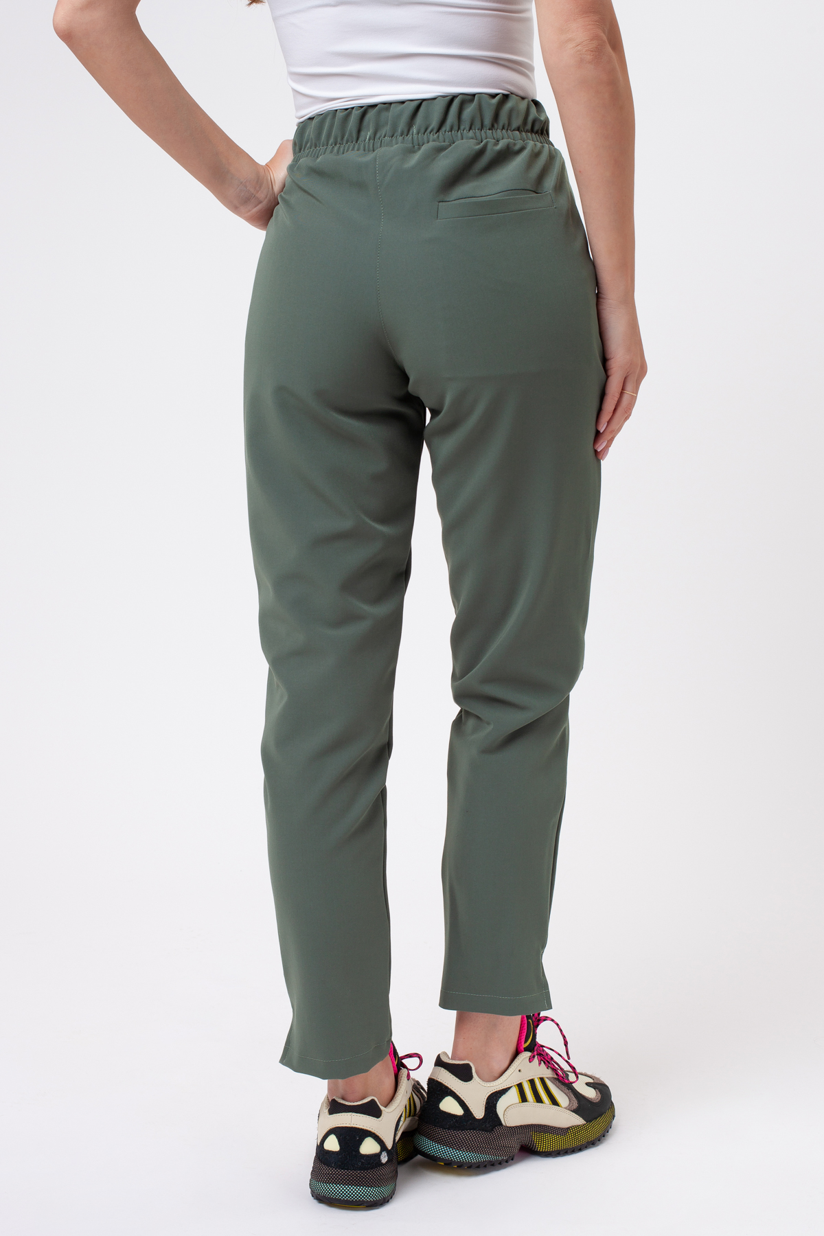 Women's Sunrise Uniforms Premium Pride scrubs set sage green-8