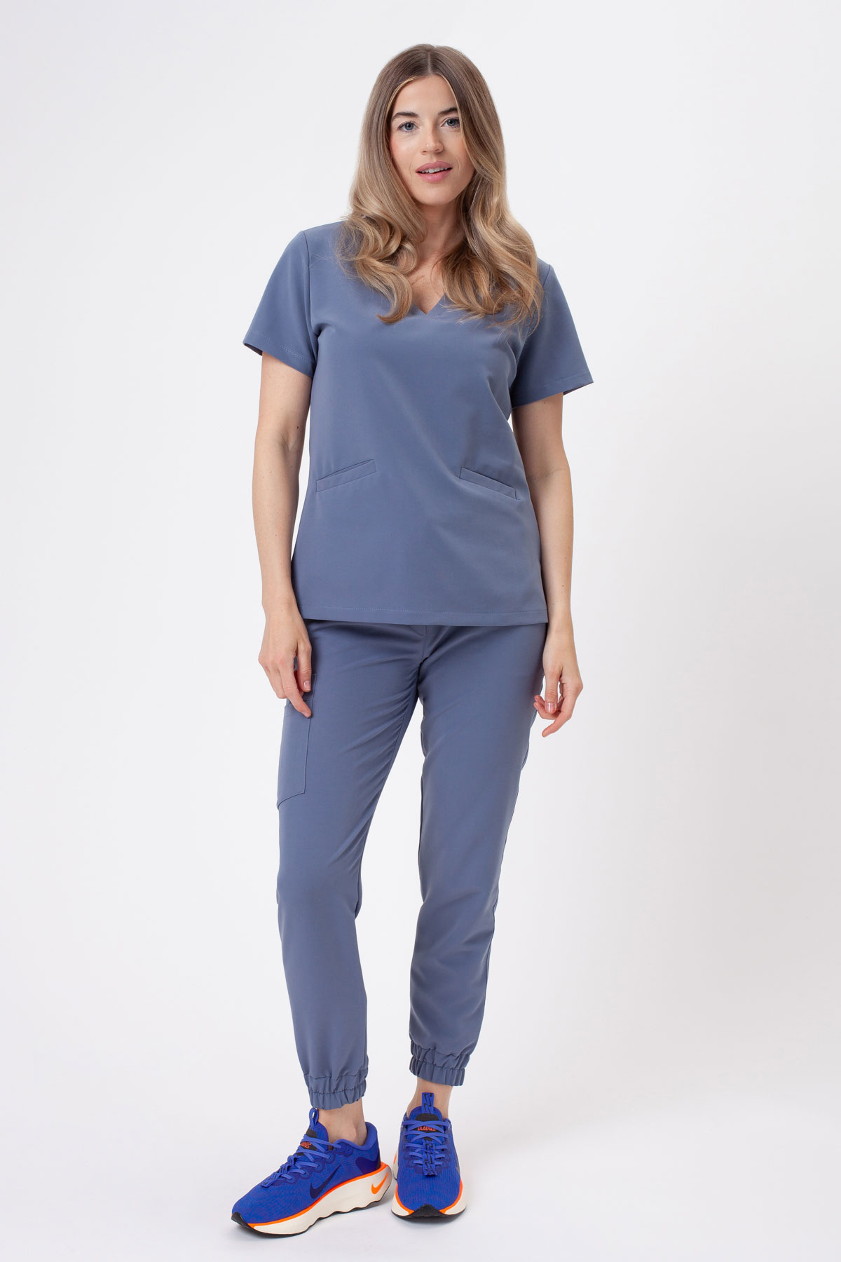 Women's Sunrise Uniforms Premium Vibe scrub jogger trousers thunder-6