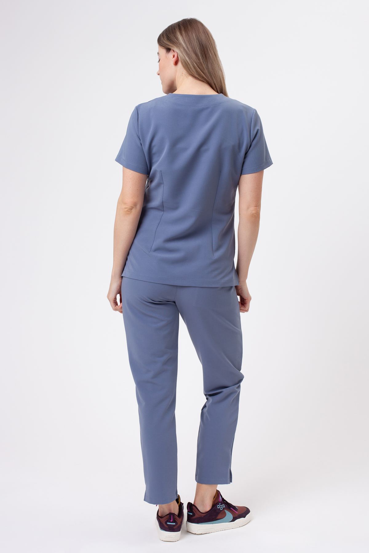 Women's Sunrise Uniforms Premium Pride scrubs set thunder-1