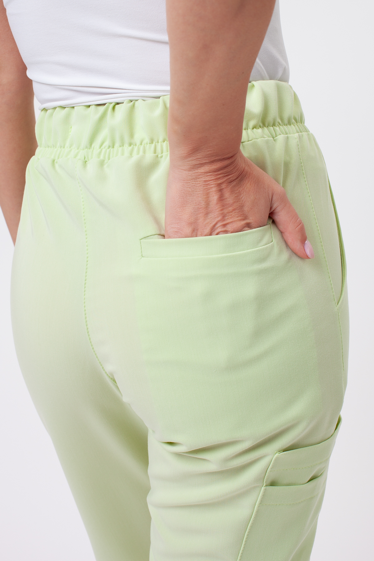 Women's Sunrise Uniforms Premium Vibe scrubs set matcha-11