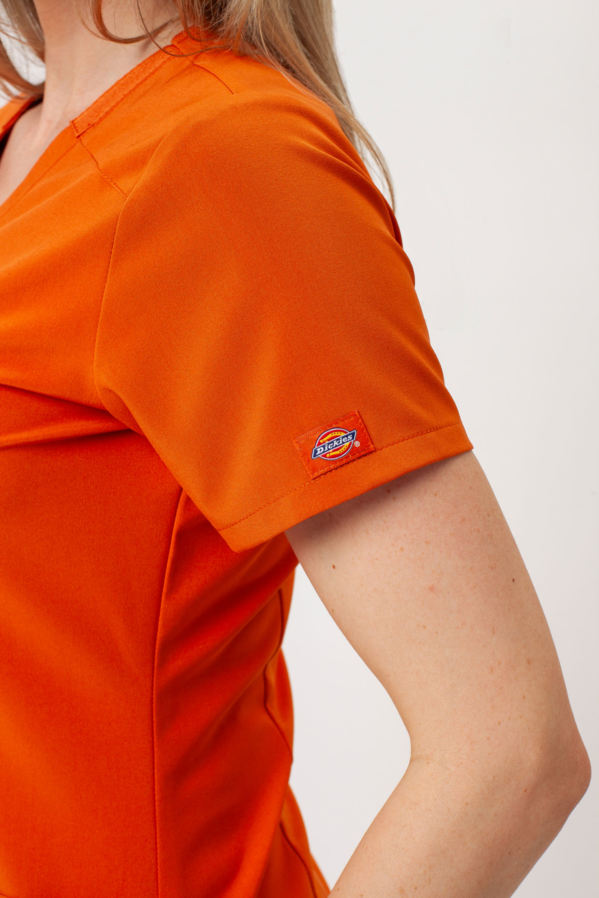 Women's Dickies EDS Essentials Jogger scrubs set orange-7