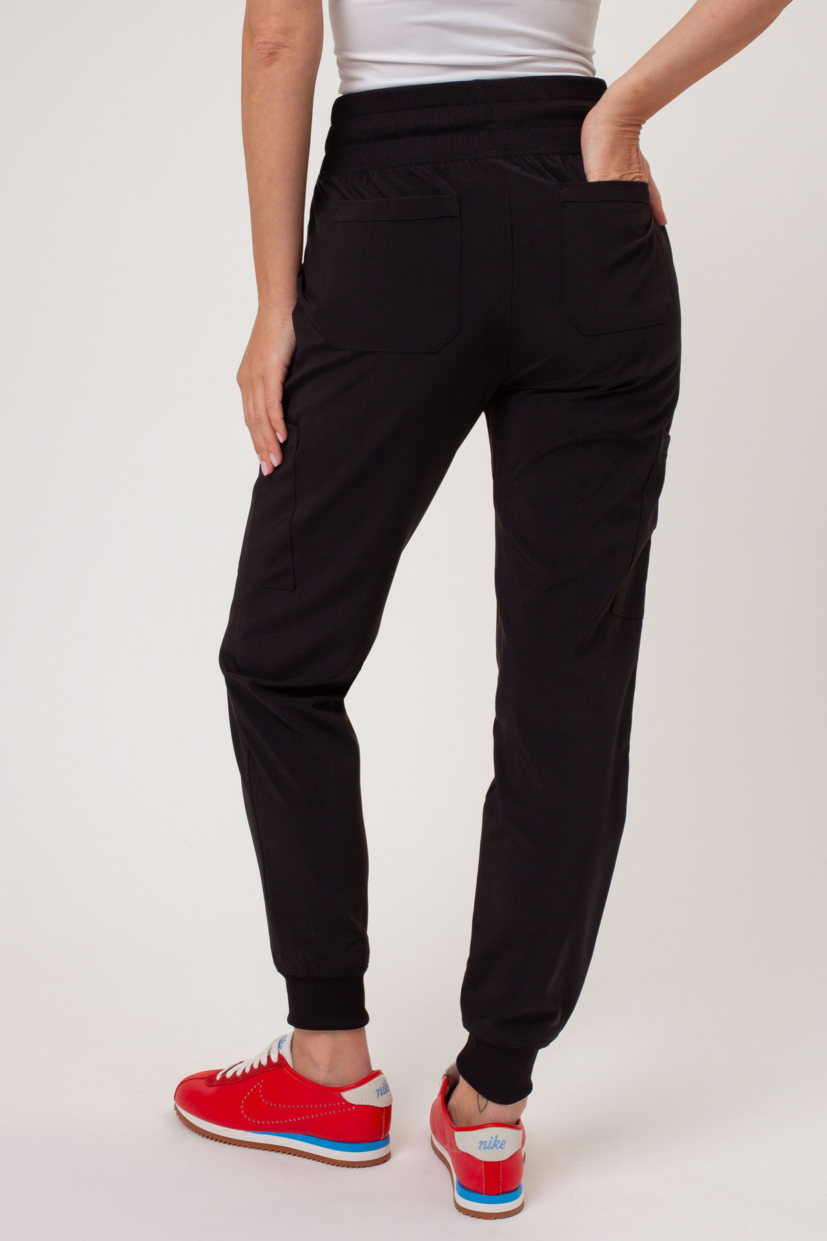 Women's Dickies EDS Essentials Jogger scrubs set black-8
