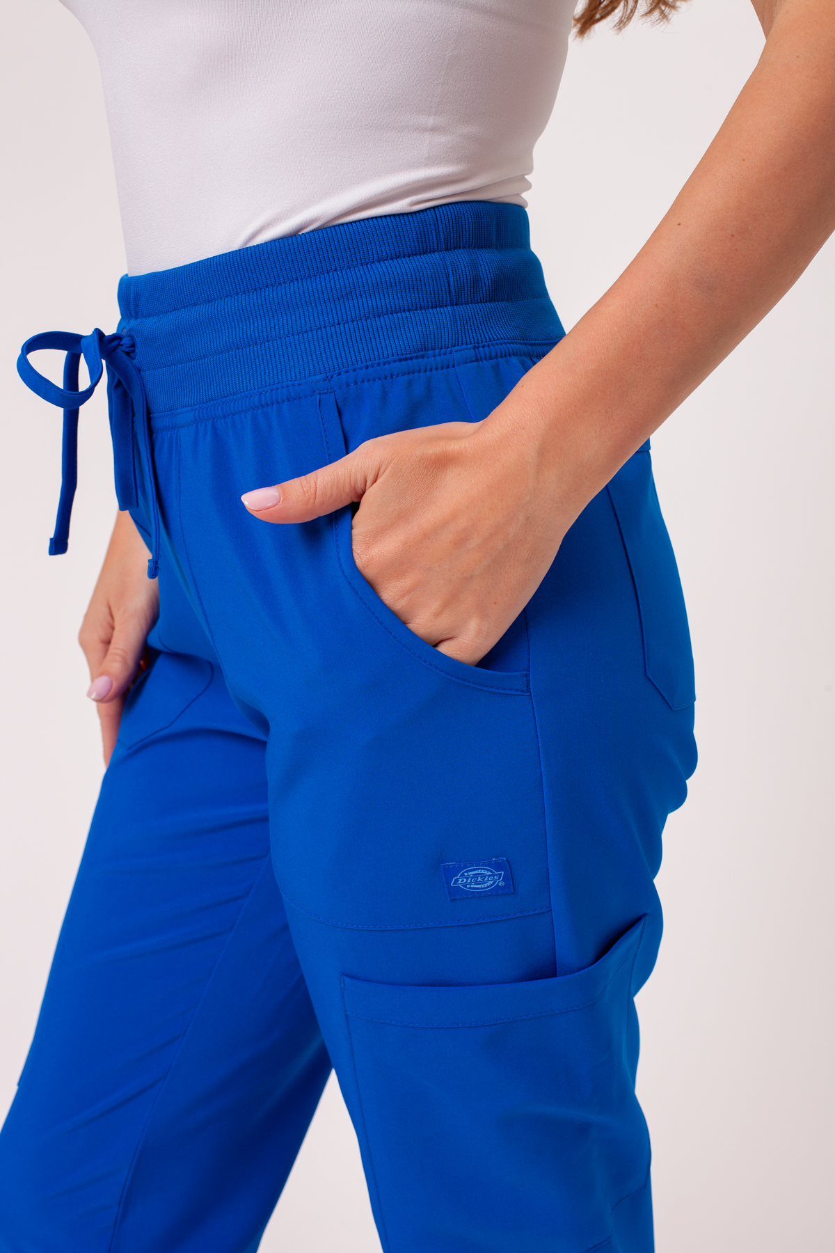 Women's Dickies EDS Essentials Jogger scrubs set royal blue-10