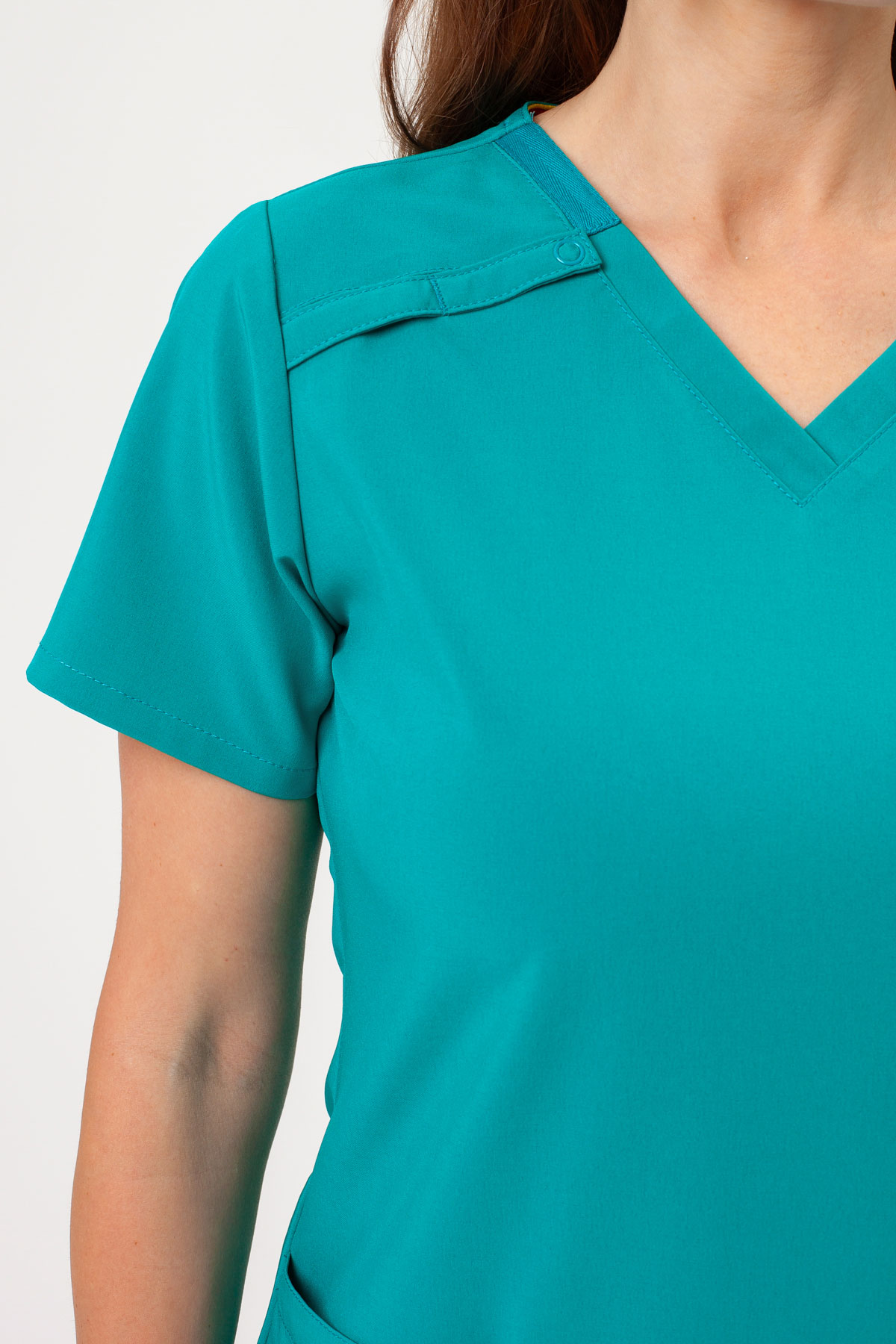 Women's Dickies EDS Essentials Jogger scrubs set teal blue-5
