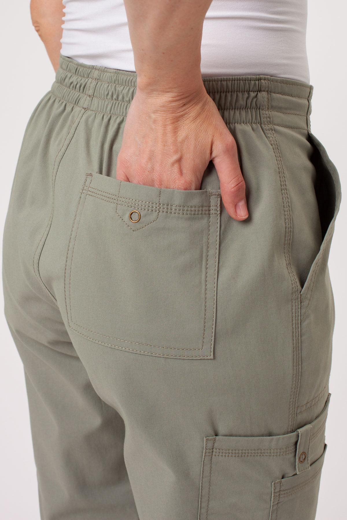 Women’s Dickies Dickies Forge Straight Leg scrub trousers sage green-5