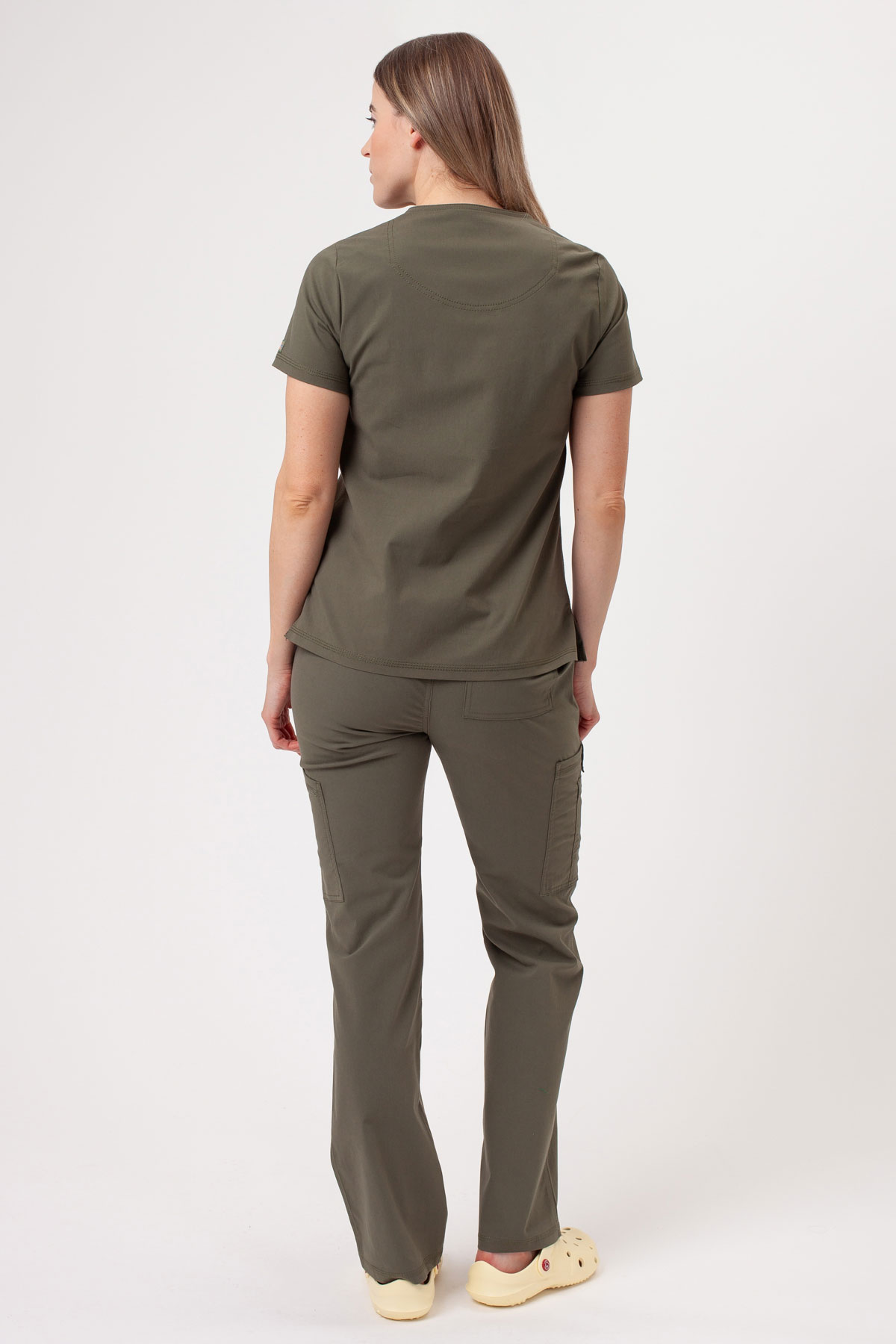 Women’s Dickies Dickies Forge Straight Leg scrub trousers olive-1