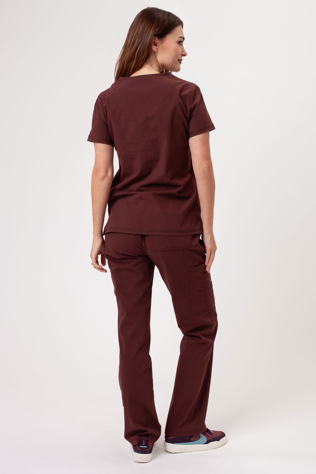 Women’s Dickies Dickies Forge Straight Leg scrub trousers brown-6