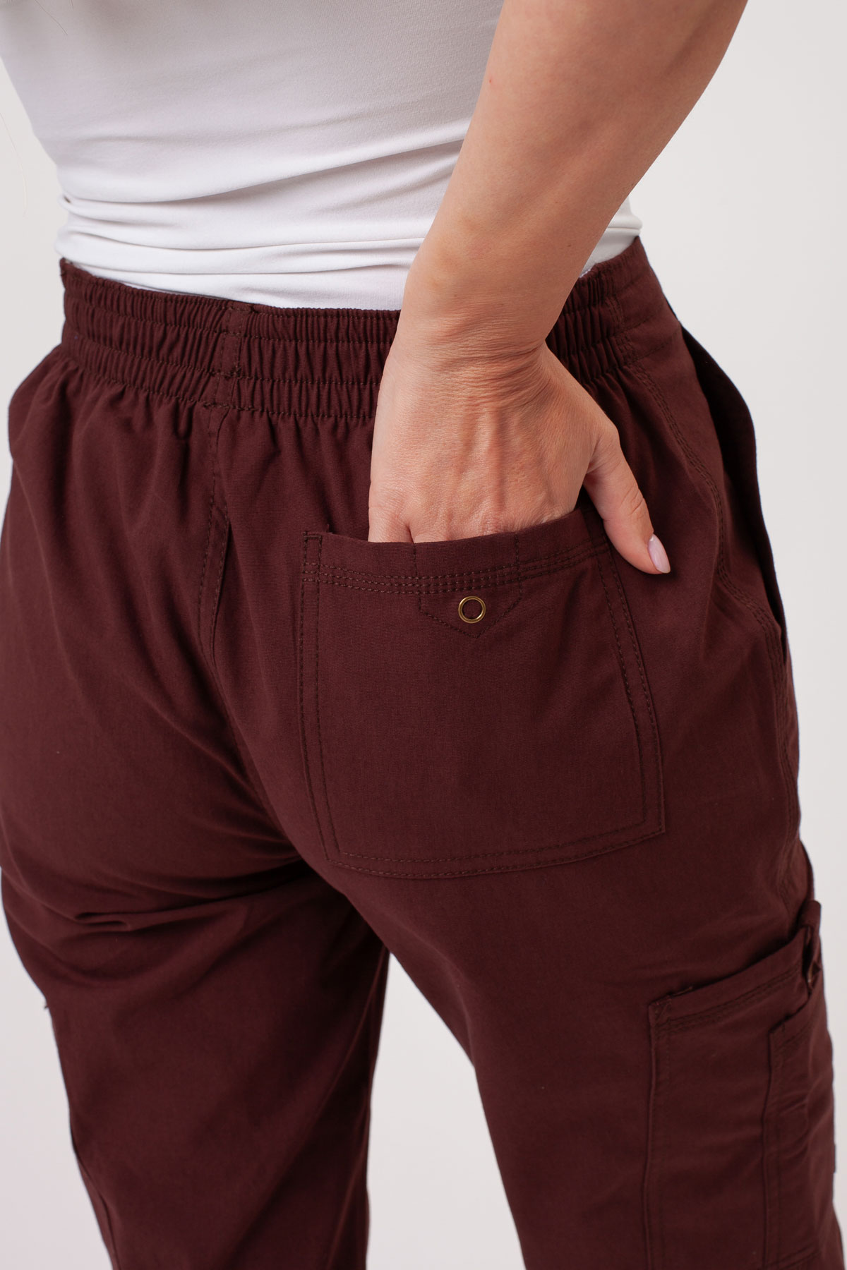 Women’s Dickies Dickies Forge Straight Leg scrub trousers brown-4