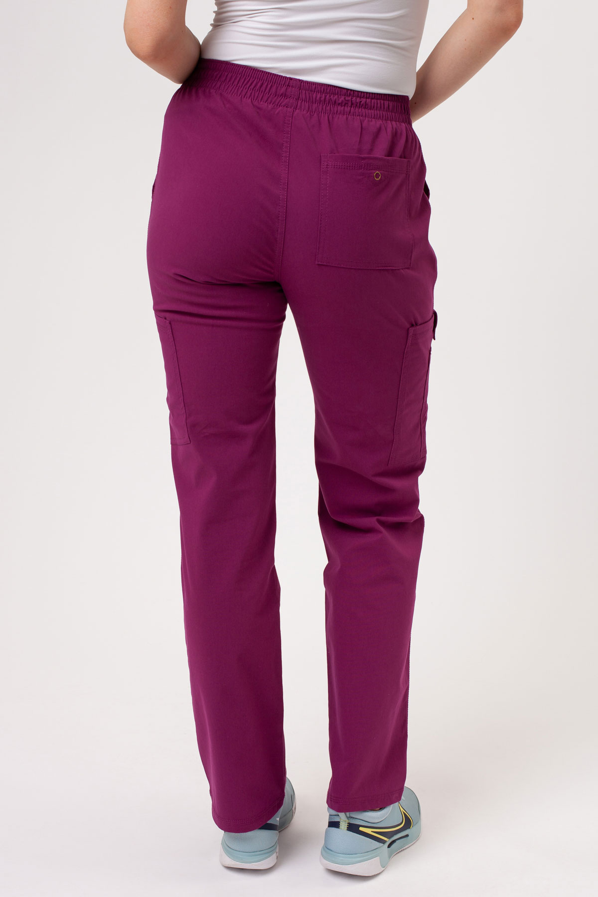 Women’s Dickies Dickies Forge Straight Leg scrub trousers wine-2